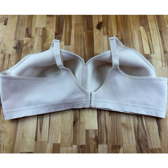 CACIQUE Lightly Lined No Wire Bra Full Coverage 54C Nude 1111228 NWT - Picture 4 of 8